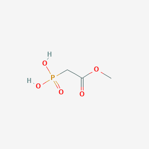 molecular formula C3H7O5P B1195366 (2-Methoxy-2-oxoethyl)phosphonic acid CAS No. 40962-37-6