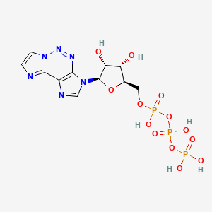 molecular formula C11H15N6O13P3 B1195367 2-Aza-1,N6-etheno-adenosine triphosphate CAS No. 50663-89-3