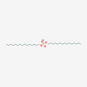 molecular formula C30H63O4P B11953675 Dipentadecyl hydrogen phosphate CAS No. 6942-33-2
