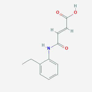 molecular formula C12H13NO3 B11953699 2'-Ethylmaleanilic acid CAS No. 86162-56-3