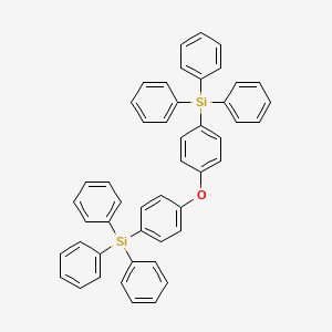 molecular formula C48H38OSi2 B11953705 4-(Triphenylsilyl)phenyl ether CAS No. 57519-30-9
