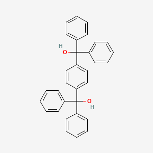 molecular formula C32H26O2 B11953716 1,4-Phenylenebis(diphenylmethanol) 