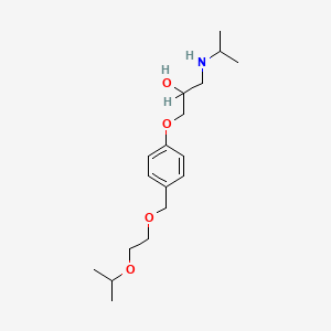 molecular formula C18H31NO4 B1195378 Bisoprolol CAS No. 66722-44-9