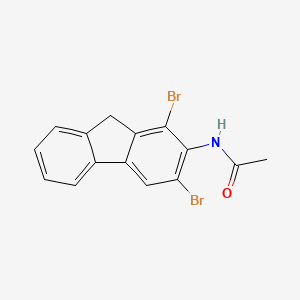 molecular formula C15H11Br2NO B11953800 N-(1,3-dibromo-9H-fluoren-2-yl)acetamide CAS No. 108240-10-4