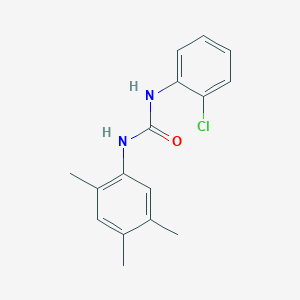 molecular formula C16H17ClN2O B11953832 N-(2-chlorophenyl)-N'-(2,4,5-trimethylphenyl)urea CAS No. 197513-52-3