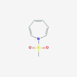 molecular formula C7H9NO2S B11953851 1-(Methylsulfonyl)-1H-azepine CAS No. 20646-53-1