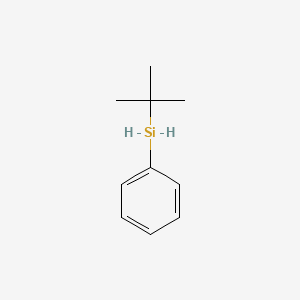 molecular formula C10H16Si B11953867 Tert-butylphenylsilane CAS No. 17873-11-9