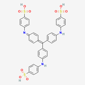 molecular formula C32H25N3Na2O9S3 B1195389 Methyl blue free acid CAS No. 61489-48-3