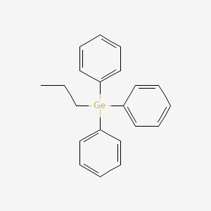molecular formula C21H22Ge B11953897 Triphenyl(propyl)germane CAS No. 5424-30-6