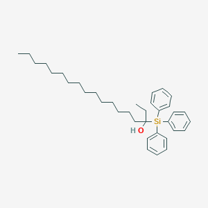 molecular formula C36H52OSi B11953906 3-(Triphenylsilyl)-3-octadecanol 
