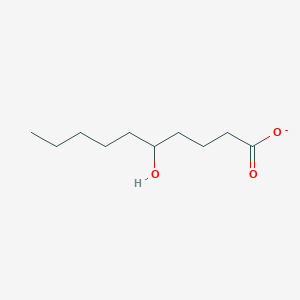 molecular formula C10H19O3- B1195396 5-Hydroxydecanoate 