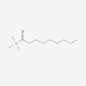 molecular formula C12H26OSi B11953965 Octyl trimethylsilyl ketone CAS No. 152974-20-4