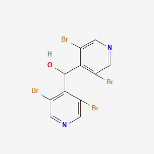 molecular formula C11H6Br4N2O B11954055 Bis(3,5-dibromo-4-pyridinyl)methanol CAS No. 853313-15-2