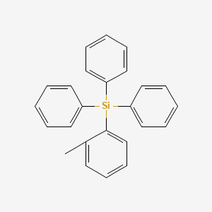 molecular formula C25H22Si B11954124 (O-Tolyl)triphenylsilane CAS No. 746-12-3