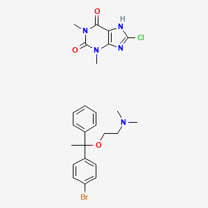 molecular formula C25H29BrClN5O3 B1195413 Embraminteoclat CAS No. 21661-63-2