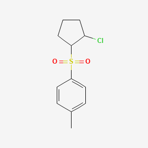 molecular formula C12H15ClO2S B11954174 trans-2-Chlorocyclopentyl P-tolyl sulfone CAS No. 91767-59-8