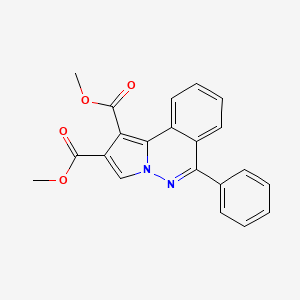 molecular formula C21H16N2O4 B11954178 Dimethyl 6-phenylpyrrolo[2,1-a]phthalazine-1,2-dicarboxylate CAS No. 853317-73-4