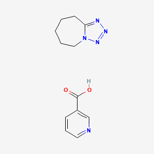 molecular formula C12H15N5O2 B1195426 Senilex CAS No. 8054-81-7