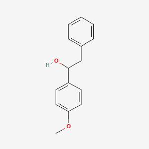 molecular formula C15H16O2 B11954288 1-(4-Methoxyphenyl)-2-phenylethanol CAS No. 5422-47-9