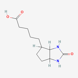 molecular formula C11H18N2O3 B1195429 Carbobiotin CAS No. 37842-47-0