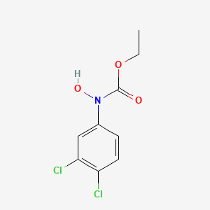 molecular formula C9H9Cl2NO3 B11954351 ethyl N-(3,4-dichlorophenyl)-N-hydroxycarbamate CAS No. 27888-88-6