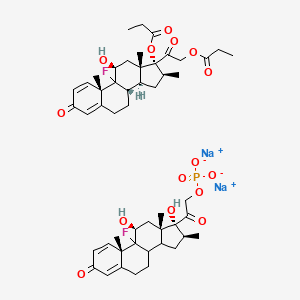 molecular formula C50H65F2Na2O15P B1195436 Diprosone depot CAS No. 76391-71-4