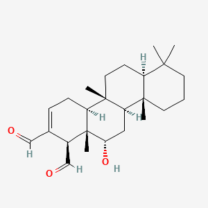 molecular formula C25H38O3 B1195437 Desacetylscalaradial CAS No. 77282-60-1
