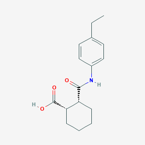 molecular formula C16H21NO3 B11954383 cis-4'-Ethylhexahydrophthalanilic acid CAS No. 17716-17-5