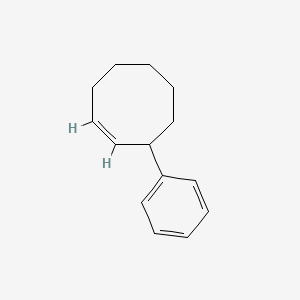 molecular formula C14H18 B11954390 3-Phenyl-1-cyclooctene CAS No. 7287-13-0
