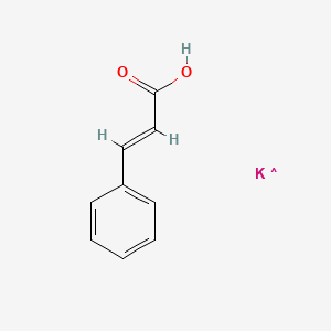 molecular formula C9H8KO2 B11954392 Cinnamic acid, potassium salt 