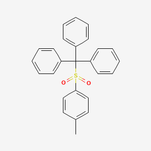 molecular formula C26H22O2S B11954416 P-Tolyl triphenylmethyl sulfone CAS No. 82875-96-5