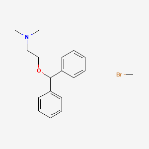molecular formula C18H24BrNO B1195442 Paradryl 