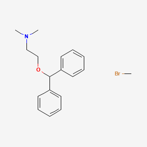 2-(Diphenylmethoxy)-N,N-dimethylethan-1-amine--bromomethane (1/1)