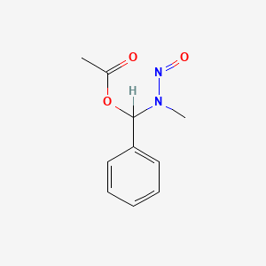 molecular formula C10H12N2O3 B1195443 N-Nitroso(acetoxybenzyl)methylamine CAS No. 53198-46-2