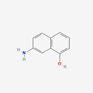 molecular formula C10H9NO B1195444 7-氨基-1-萘酚 CAS No. 4384-92-3