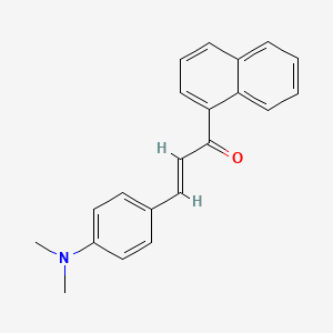 molecular formula C21H19NO B11954472 (2E)-3-[4-(dimethylamino)phenyl]-1-(1-naphthyl)-2-propen-1-one CAS No. 23489-63-6
