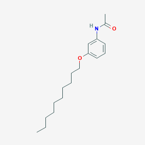 molecular formula C18H29NO2 B11954483 N-(3-decoxyphenyl)acetamide CAS No. 31758-23-3