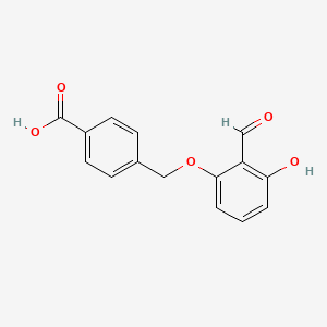 molecular formula C15H12O5 B1195450 Tucaresol CAS No. 84290-27-7