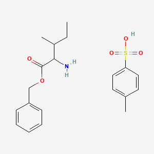molecular formula C20H27NO5S B11954513 Isoleucine benzyl ester p-toluenesulfonate 