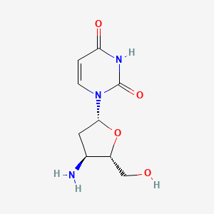 molecular formula C9H13N3O4 B1195452 3'-Amino-2',3'-dideoxyuridine CAS No. 84472-86-6