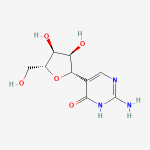 molecular formula C9H13N3O5 B1195454 Pseudoisocytidine CAS No. 57100-18-2