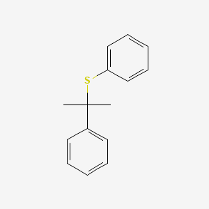 molecular formula C15H16S B11954540 alpha,alpha-Dimethylbenzyl phenyl sulfide CAS No. 4148-93-0