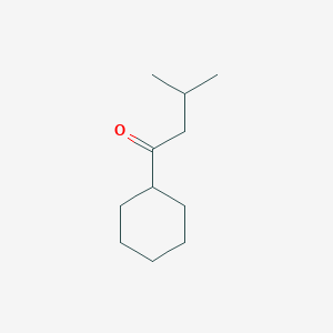 molecular formula C11H20O B11954543 1-Cyclohexyl-3-methyl-1-butanone CAS No. 62106-65-4