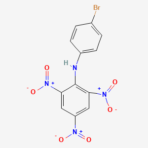 molecular formula C12H7BrN4O6 B11954549 N-(4-Bromophenyl)-picrylamine CAS No. 34749-64-9