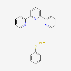 molecular formula C21H16N3PtS+ B1195455 Phs(terpy)Pt CAS No. 92388-66-4