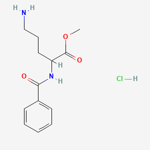 molecular formula C13H19ClN2O3 B11954557 methyl (2S)-5-amino-2-(benzoylamino)pentanoate hydrochloride CAS No. 840-98-2