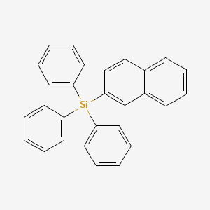 molecular formula C28H22Si B11954582 Naphthalen-2-yl(triphenyl)silane CAS No. 18768-93-9