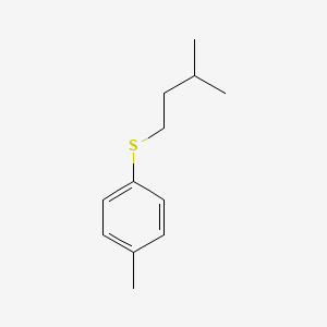 molecular formula C12H18S B11954617 Isoamyl P-tolyl sulfide CAS No. 91638-69-6