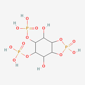 molecular formula C6H13O14P3 B1195462 Inositol cyclic trisphosphate CAS No. 99102-88-2