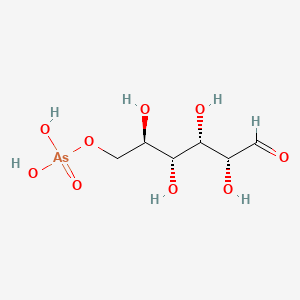 molecular formula C6H13AsO9 B1195463 Glucose 6-arsenate CAS No. 50410-18-9